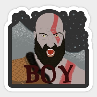 Boy - God of War Sticker